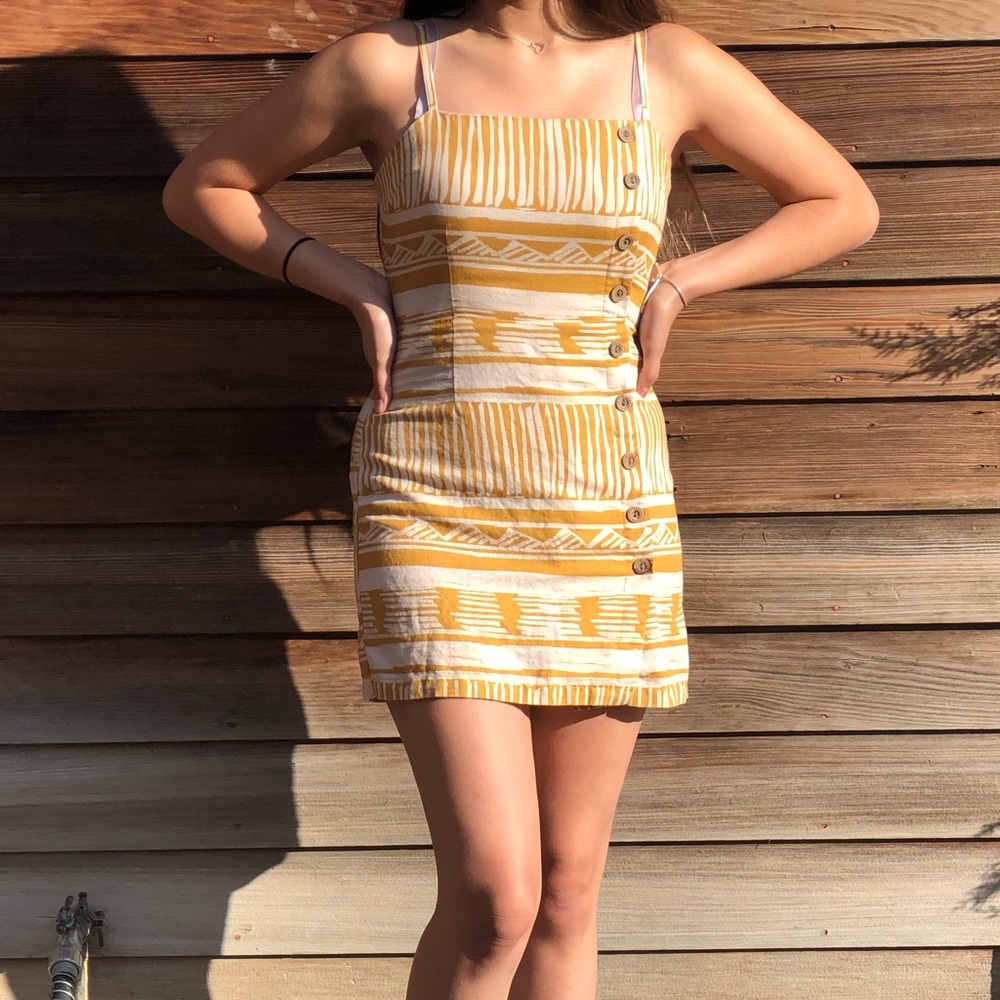 Midi patterned dress, WORN ONCE